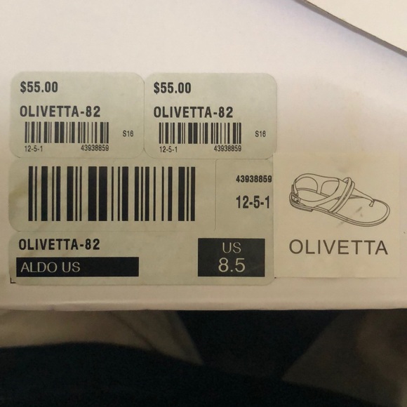 ALDO Gold Dress Sandals 👡 - Picture 6 of 6